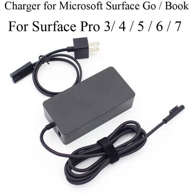 Sạc Microsoft Surface Book, Surface Pro 4,5,6,7 65W chính hãng