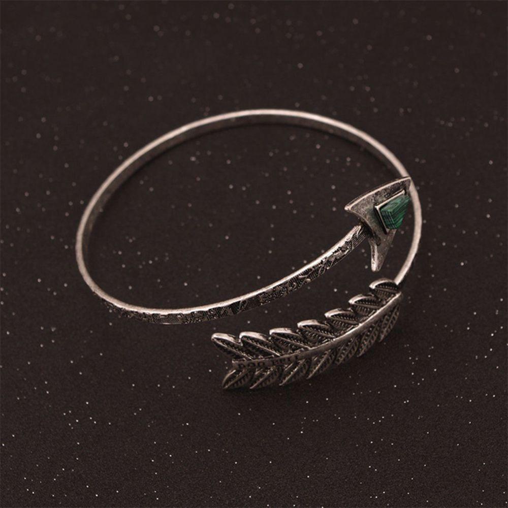 FORBETTER Vòng Đeo Cánh Tay Charm Mũi Tên Phong Cách Bohemian Cổ Điển Hàng Mới