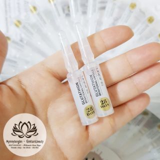 [Tách set] Combo 4 ống TINH CHẤT SIÊU KÍCH TRẮNG 28 NGÀY SUISKIN GLUTATHIONE BRIGHTENING  AMPOULES