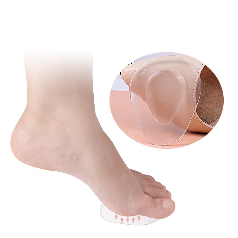 1 Cặp Miếng Lót Giày Cao Gót Massage Giảm Đau Co Giãn Chống Trượt Dành Cho Nam Nữ