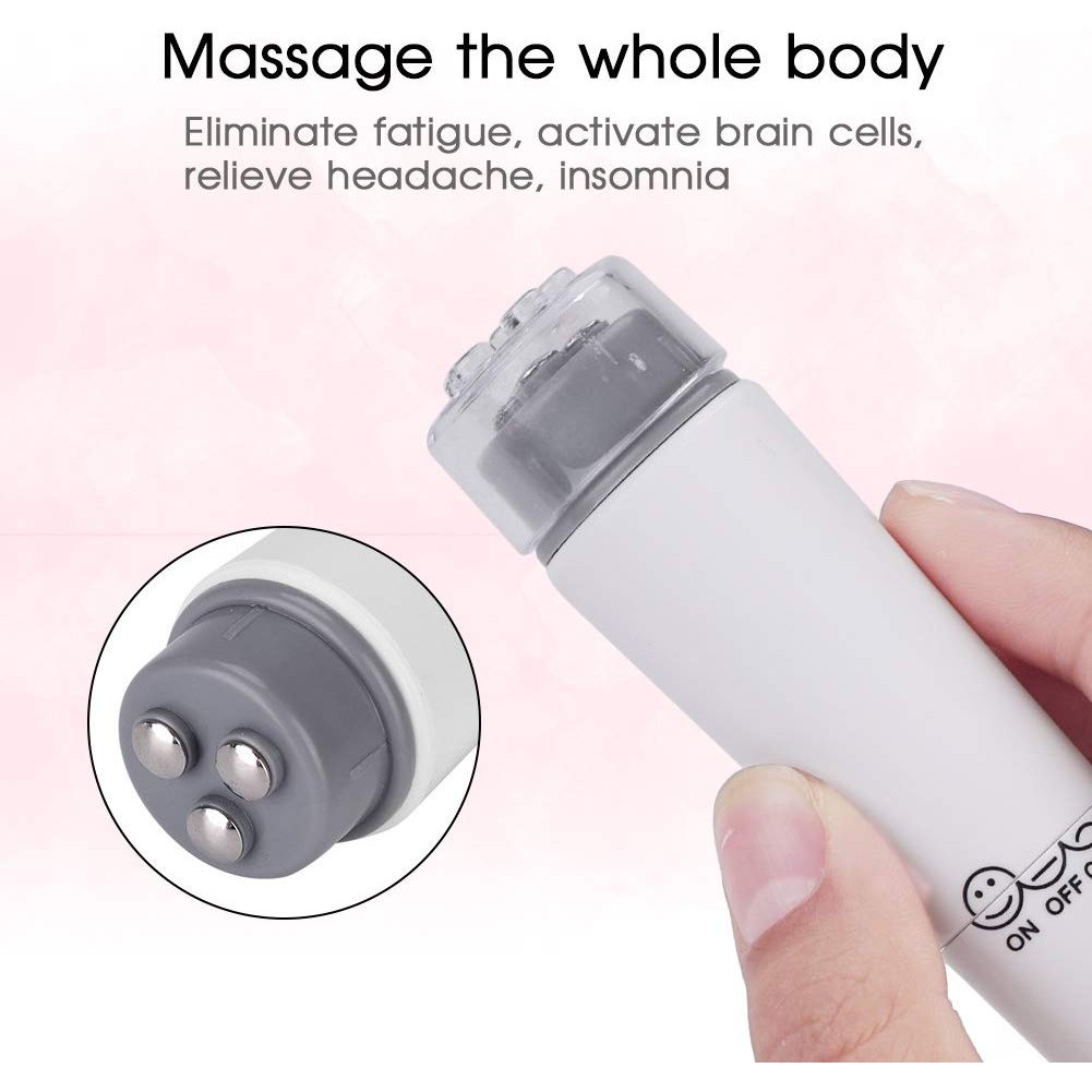 Máy Massages Rung Mini Cầm Tay 4 đầu (Tặng Kèm 1 SP Ngẫu Nhiên) - B0025+B0067