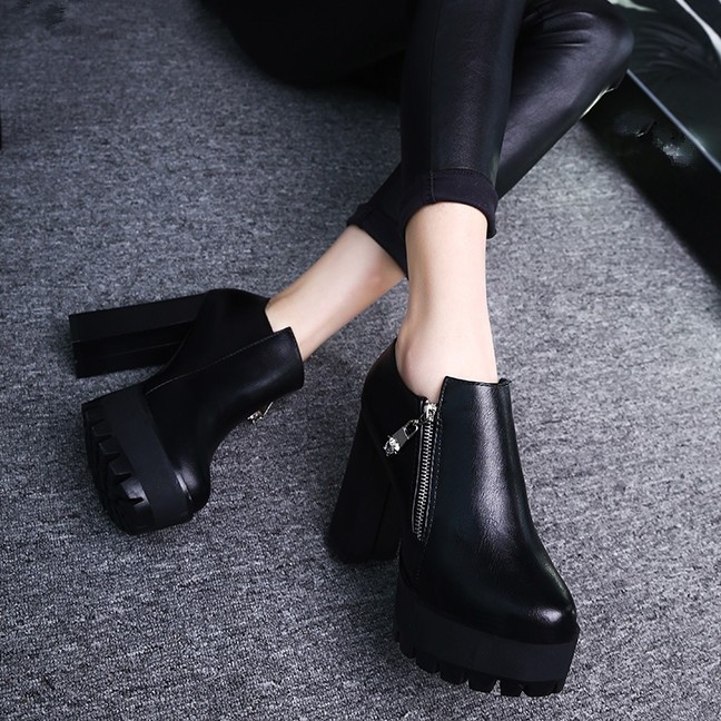 Giày Bốt Cao Gót Thời Trang Thu Đông Cho Nữ Giới