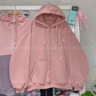 [KN1003]🐷 Áo khoác nỉ bông dày mũ 2 lớp JORDAN (Có sẵn/ảnh thật)