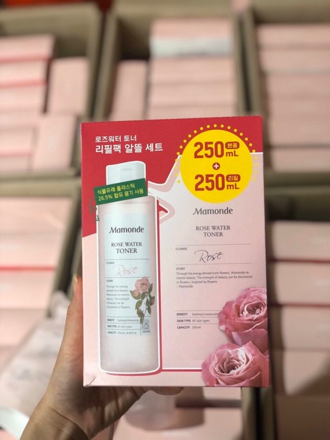 Nước Hoa Hồng Se Khít Lỗ Chân Lông Mamonde Rose Water Toner 250ml | BigBuy360 - bigbuy360.vn