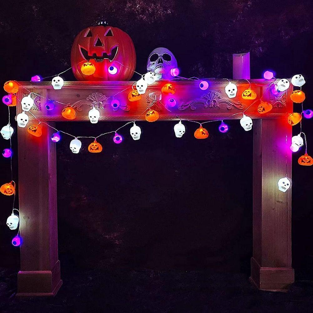 Đèn Led Phát Sáng Hình Quả Bí Ngô, Nhện