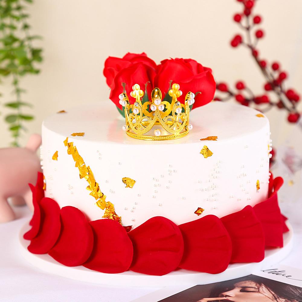 Topper Cắm Trang Trí Bánh Kem Hình Vương Miện