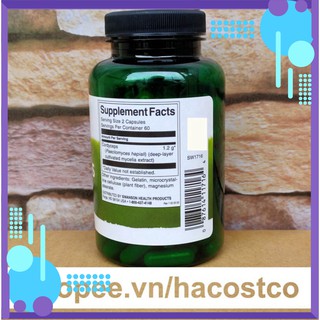 SIÊU HOT Viên uống Cordyceps đông trùng hạ thảo 120 viên Swanson - Mẫu mới SIÊU HOT