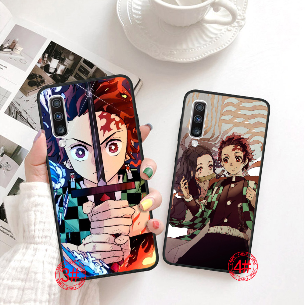 Ốp Điện Thoại Mềm Hình Demon Slayer Tanjiro 16gb Cho Samsung A81 A91 A02s A31 A42 A2 Core J7 Prime Duo J730