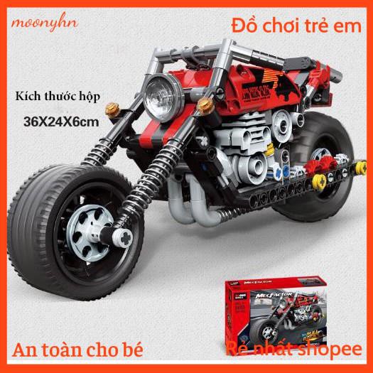 Đồ chơi xếp hình xe máy 3D
