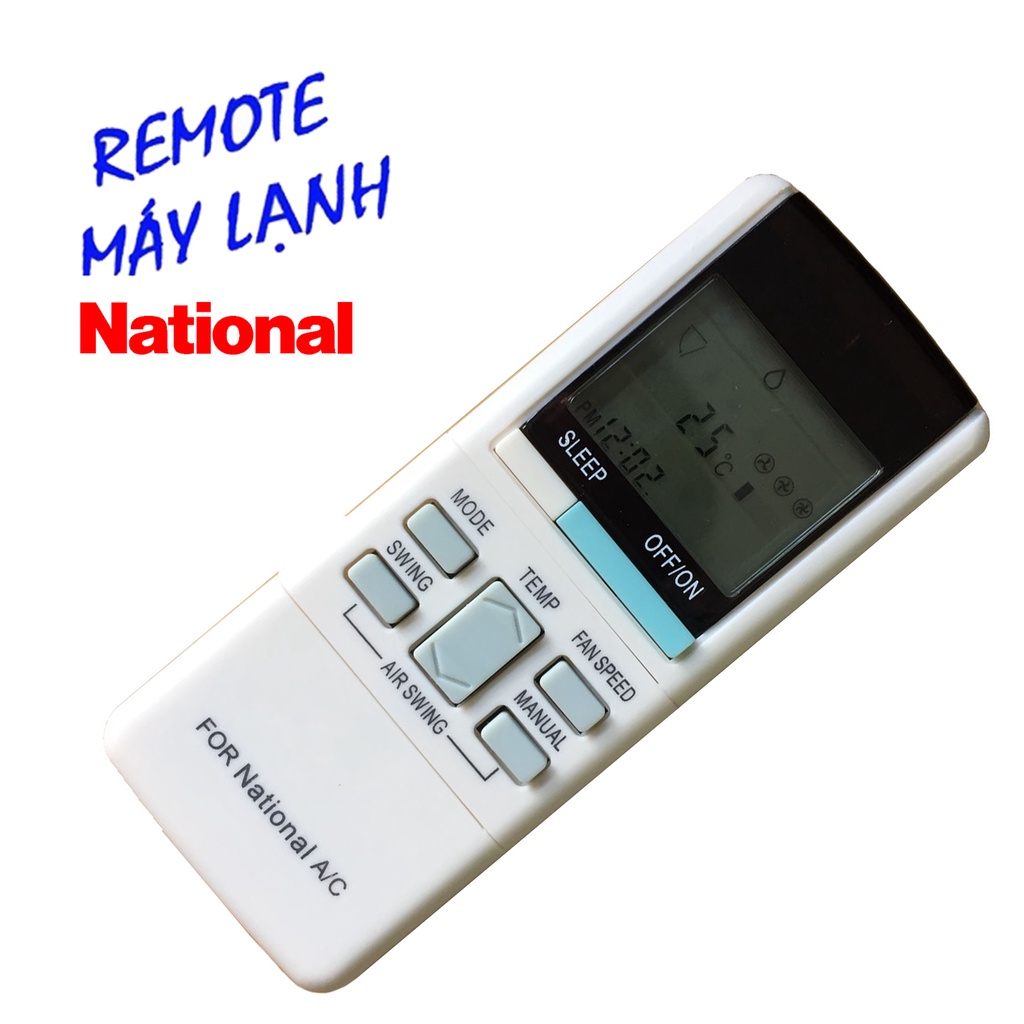 Điều khiển máy lạnh National đa năng chất lượng