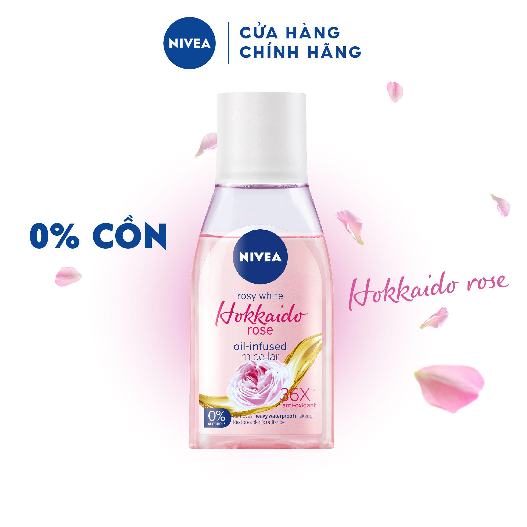 Nước tẩy trang NIVEA chiết xuất hoa hồng Hokkaido (125ml) - 84998