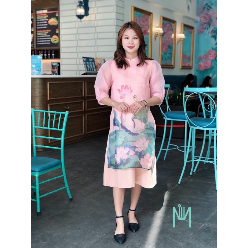 Áo dài bầu thiết kế cao cấp - hình thật 🌟 đủ size