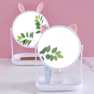 Gương Công Chúa Tai Mèo, Tai Thỏ Để Bàn Trang Điểm Siêu Xinh
