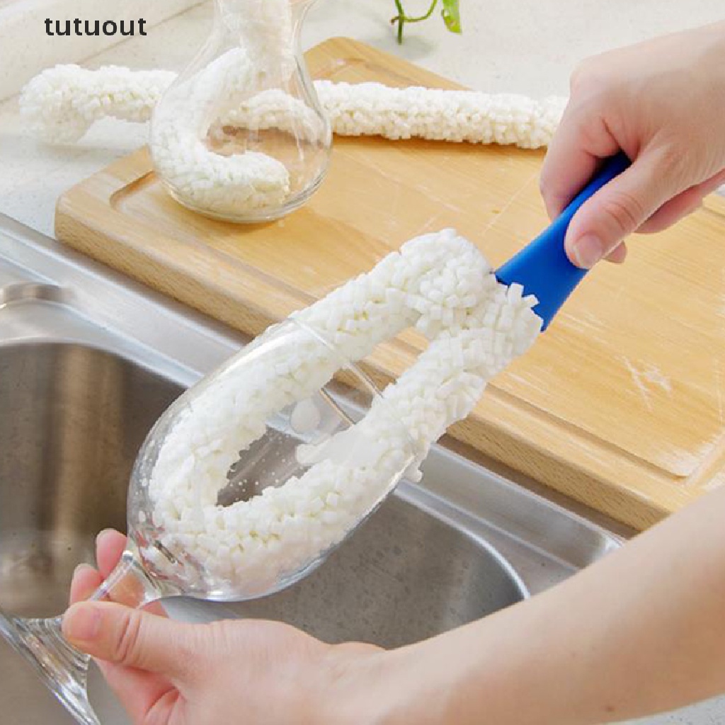 Bàn Chải Vệ Sinh Chai Rượu Vang Đa Năng Thiết Kế Gấp Gọn Tiện Dụng
