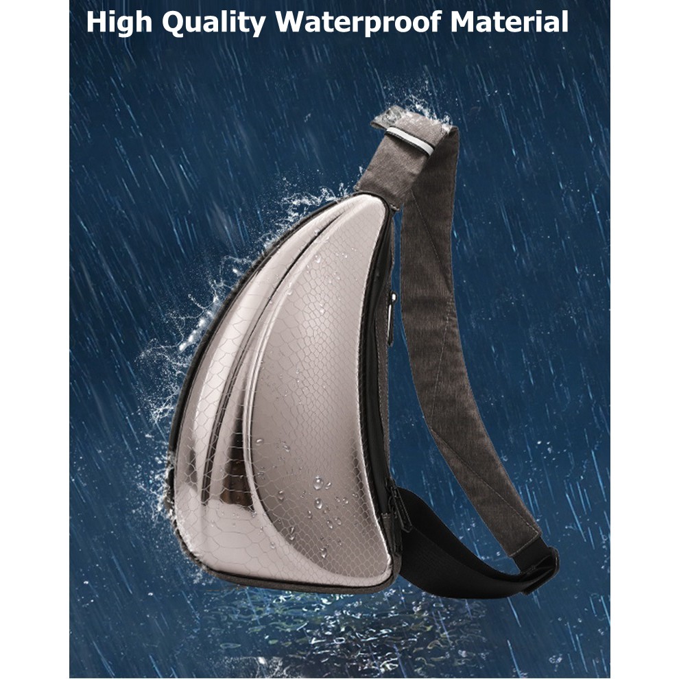 YILIONGDAQI triangle shoulder bag cool hanging bag hard shell casual bag | BigBuy360 - bigbuy360.vn