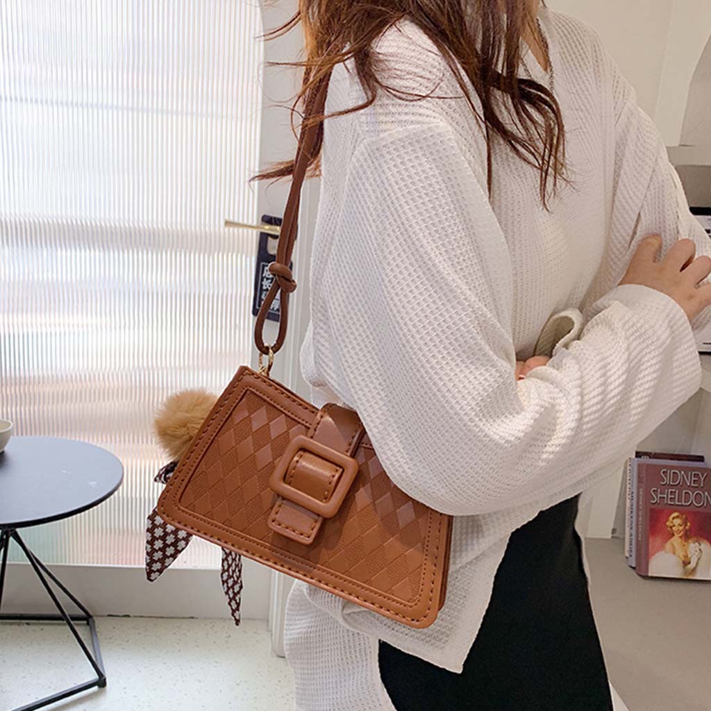 Túi tự làm, Túi handmade tự đan DA42 da PU Kawaii_Handmade