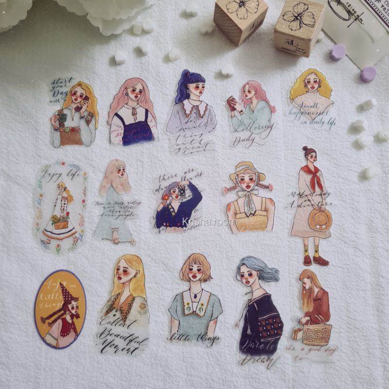 𝓚𝓻𝓲𝓼𝓷𝓪.𝓻𝓸𝓸𝓶 ♡ Hãng La Dolce Vita- Chu kì 90cm cuộn băng dán cô gái "𝑺𝒐𝒏𝒈 𝒐𝒇 𝑭𝒍𝒐𝒘𝒆𝒓𝒔"