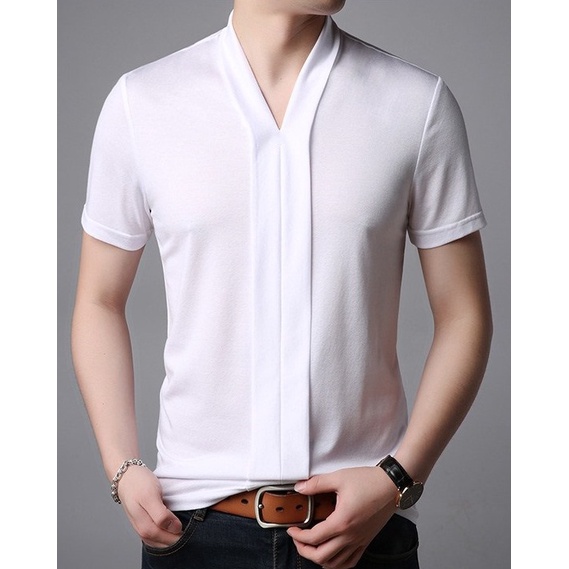 Áo thun nam, Áo phông nam T&amp;T cộc tay Hàn Quốc form ôm body phù hơp với thời tiết mua hè mã N15