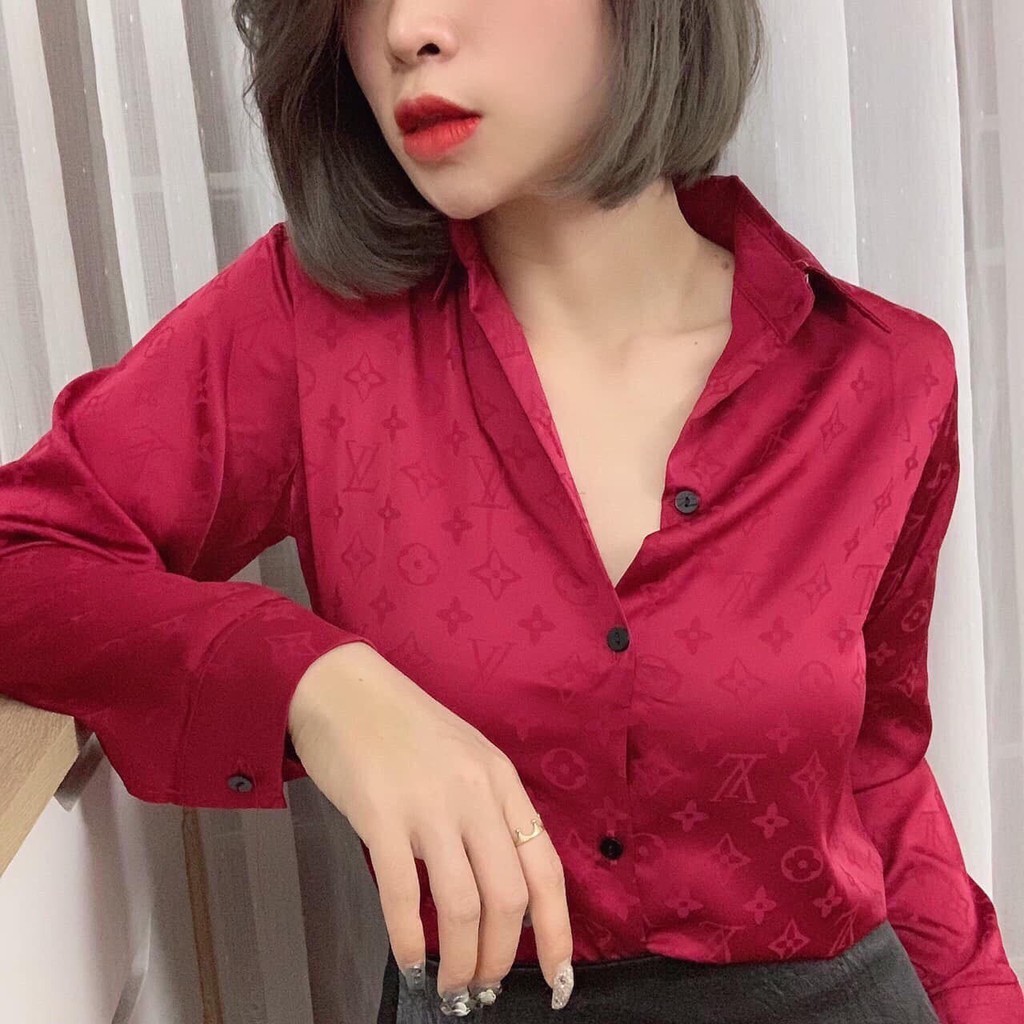 Sơ Mi Lụa hàng cao cấp (MSP: ÁO LV)