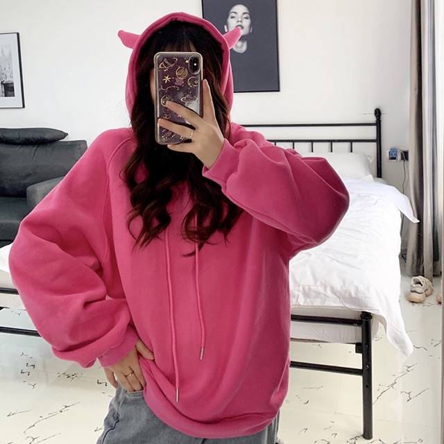 Áo hoodie có sừng 5 màu | BigBuy360 - bigbuy360.vn