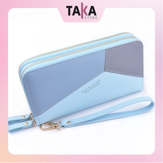 Ví nữ dài đẹp cầm tay thời trang nhiều ngăn cao cấp đựng tiền giá rẻ TAKASTORE VN7002