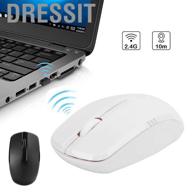 Dressit Free USB Port Mouse  High Quality Connected Dry Battery 2.4Ghz Keyboard for Computer PC