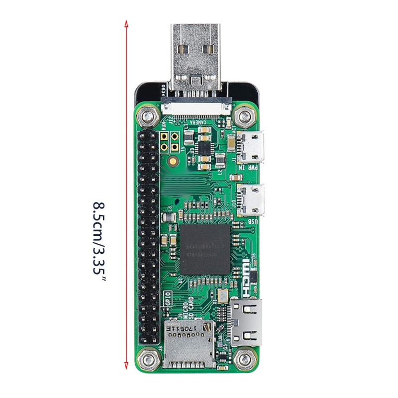 Mô đun mở rộng USB kèm vỏ acrylic cho Raspberry Pi Zero / W