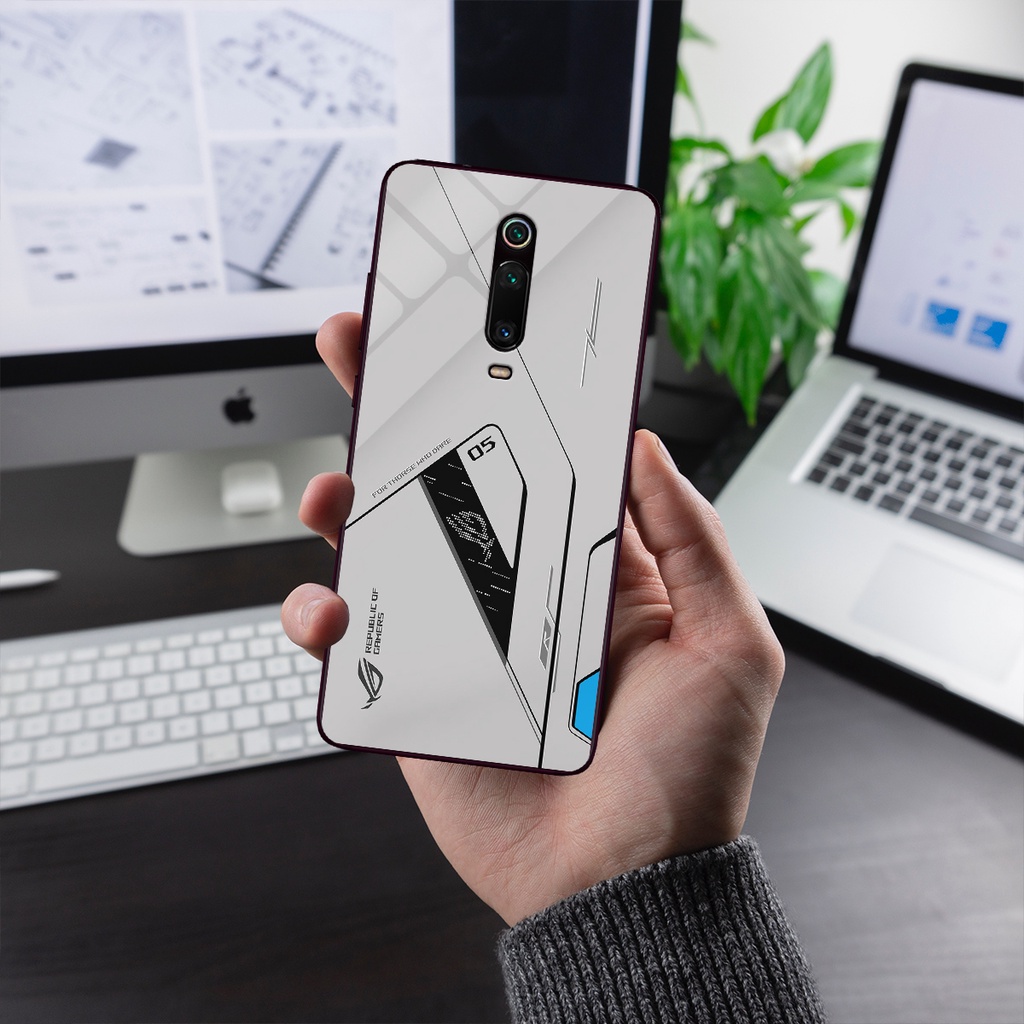 Ốp lưng Xiaomi Redmi K20, K20 Pro - ROG Gaming edition, chất liệu kính cường lực