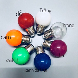 Đèn Led Bulb chanh 2w đui xoáy E27 - Giá Rẻ