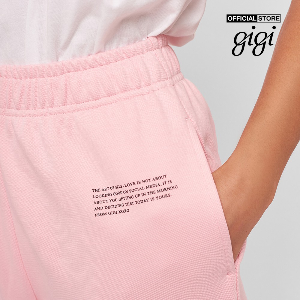 Gigi - Quần jogger nữ lưng thun bo gấu hiện đại G3204J211310-41