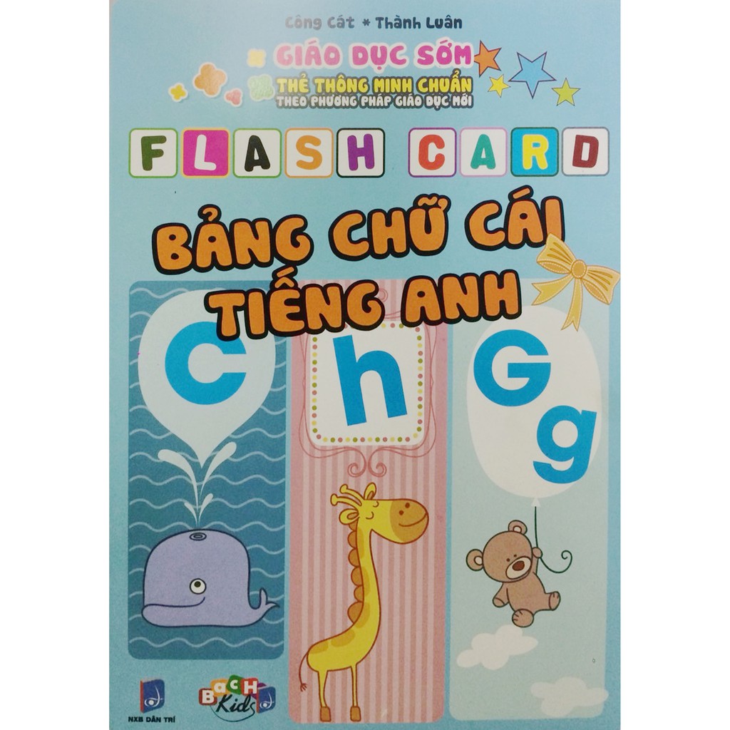 Flash Card Bảng Chữ Cái Tiếng Anh - Giáo Dục Sớm - Thẻ thông minh chuẩn theo phương pháp giáo dục mới