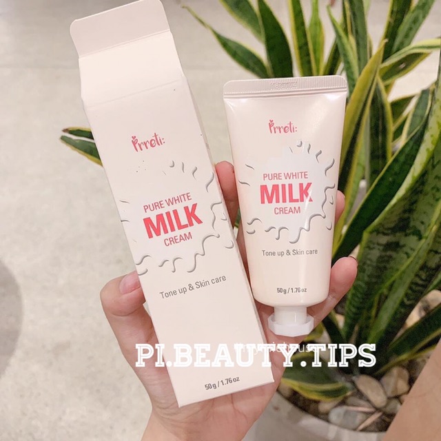 KEM DƯỠNG TRẮNG DA NÂNG TONE PURE WHITE MILK CREAM PRETI DÀNH CHO FACE