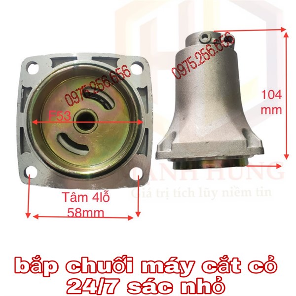 bắp chuối máy cắt cỏ 24/7 sác nhỏ