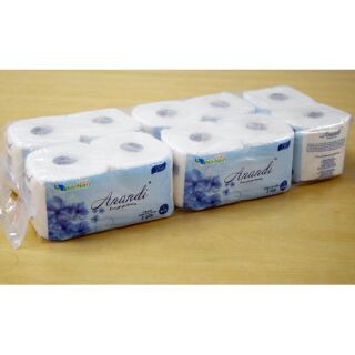 Giấy vệ sinh cuộn Anandi Classic 10 cuộn/lốc.