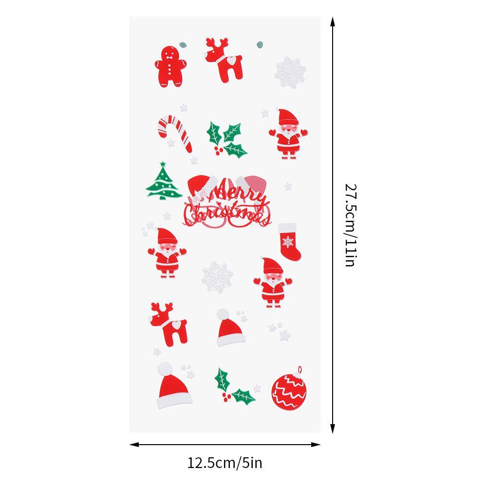 Set 100 Túi Đựng Kẹo Dây Rút In Họa Tiết Hoạt Hình Giáng Sinh