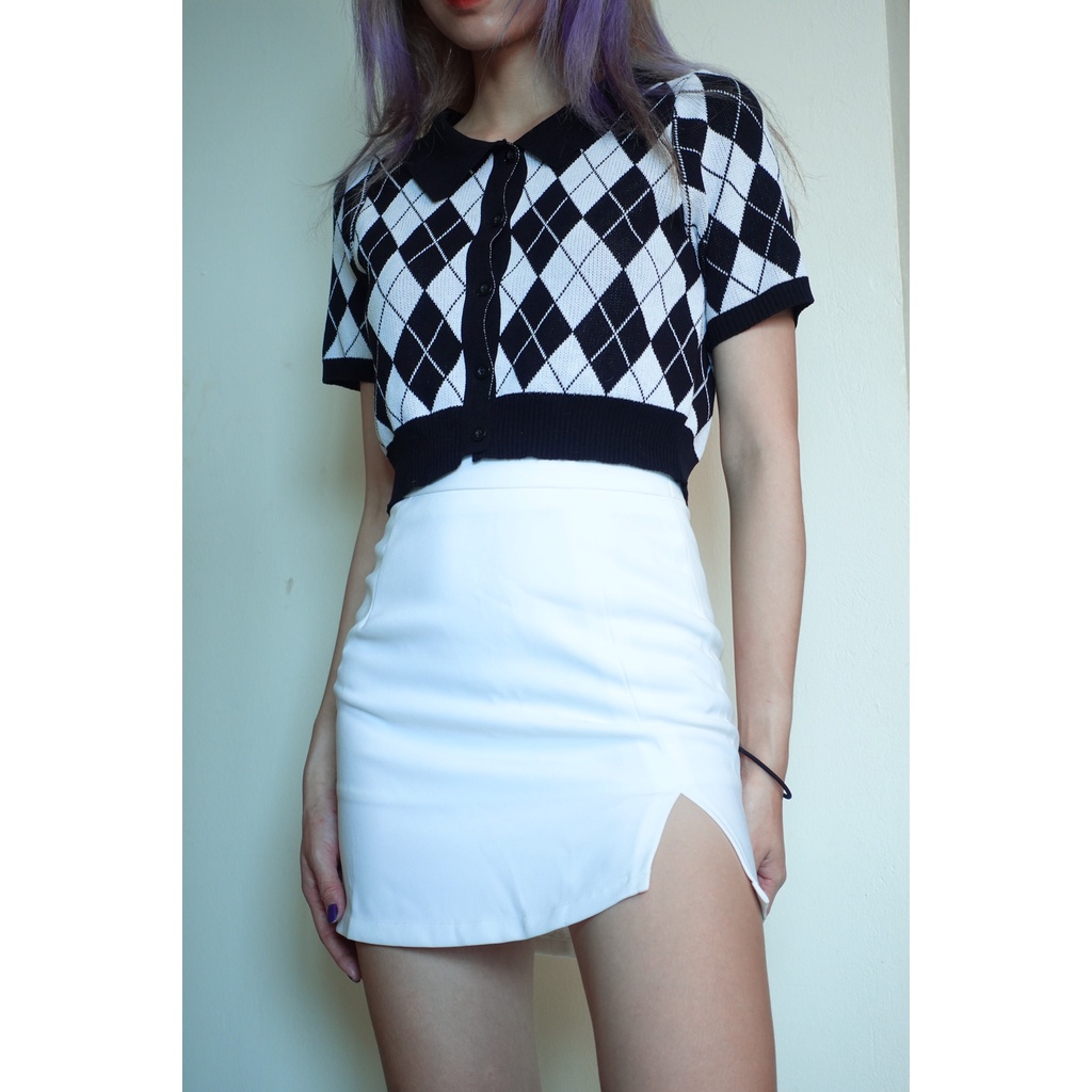 Chân váy ngắn xẻ tà IN2000CLOTHING