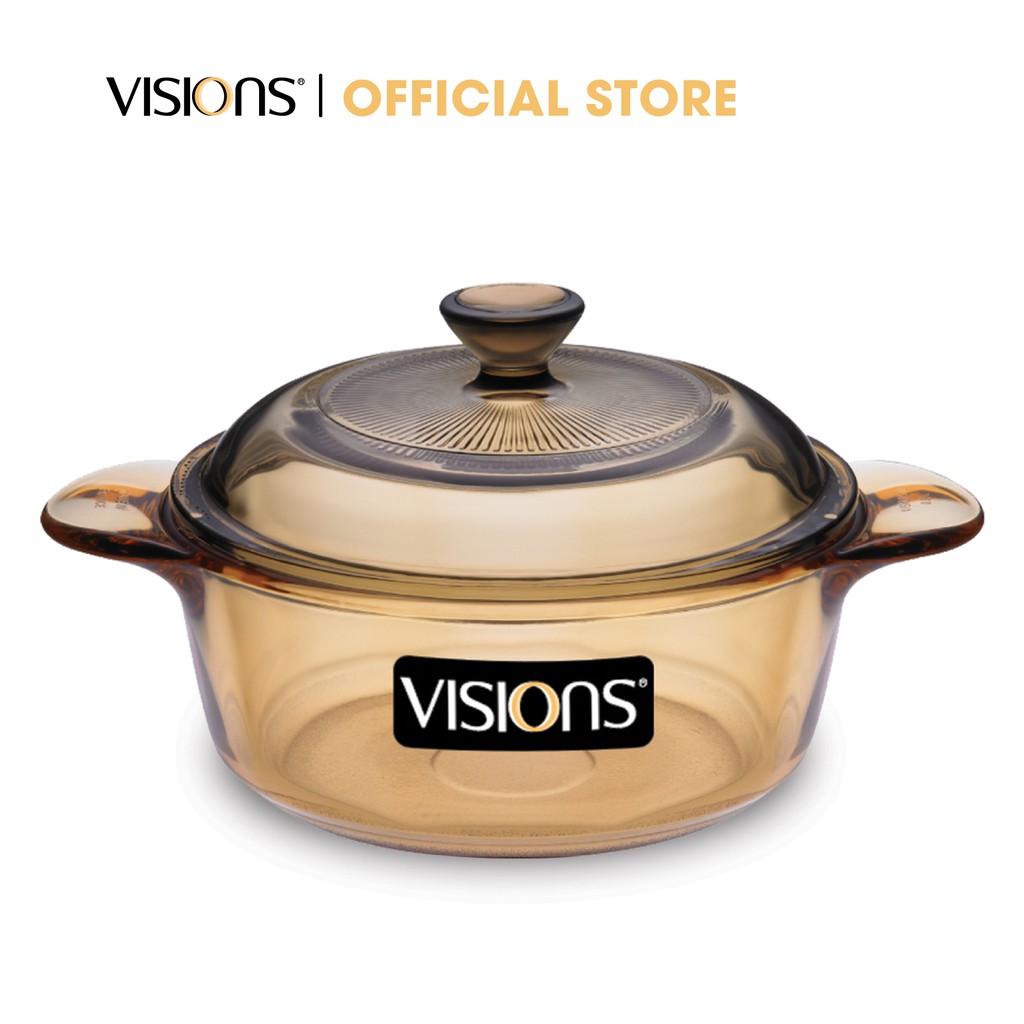 Nồi thủy tinh Visions VS-12 1.25L , Kích thước 18cmx7cm , Bảo Hành 10 năm , Xuất xứ từ Pháp , Hàng chính hãng