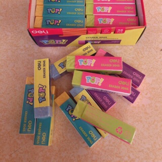 Tẩy chì deli hình chữ nhật