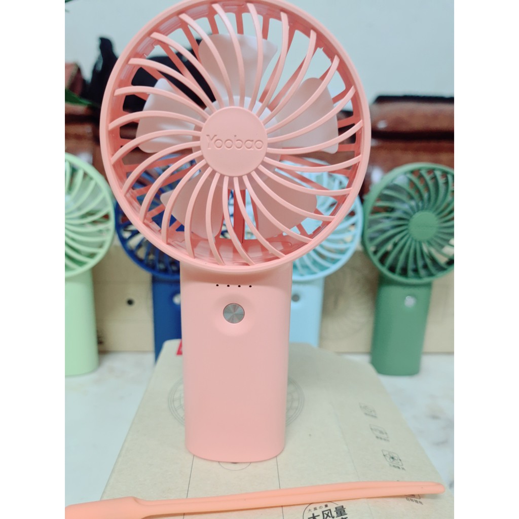 Quạt cầm tay Yoobao F03 3000mAh bảo hành 1 tháng đổi mới | BigBuy360 - bigbuy360.vn