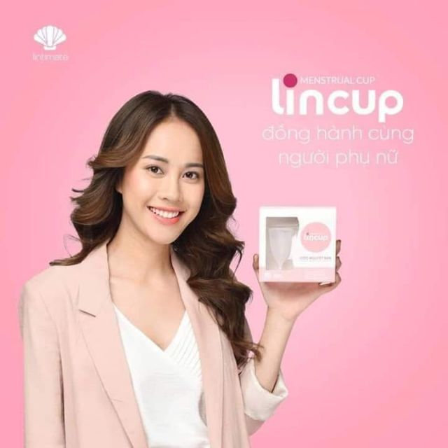 Cốc nguyệt san Lincup ( tặng 1 hộp ddvs vùng kín thảo dược của đông y ).