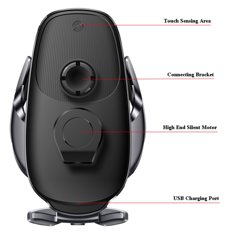 Bộ Sạc Điện Thoại Nhanh 15W Gắn Lỗ Thông Gió Xe Hơi