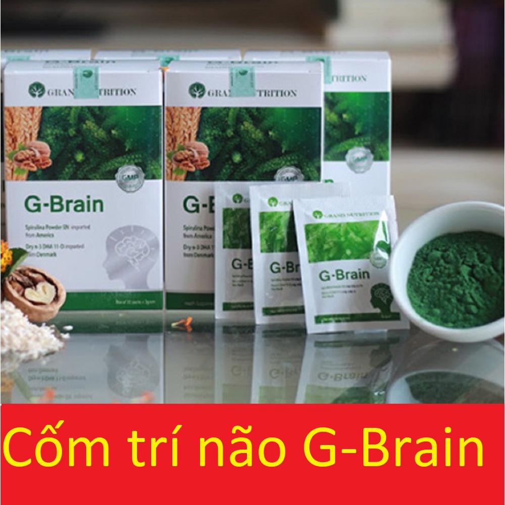 G-Brain Hỗ trợ phát triển Trí Não, tăng cường hệ Miễn Dịch cho Trẻ hộp 30 gói ( gbrain )