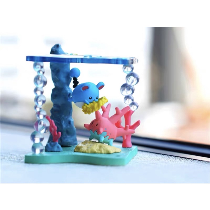 Mô hình thế giới dưới nước thủy cung pokemon trang trí