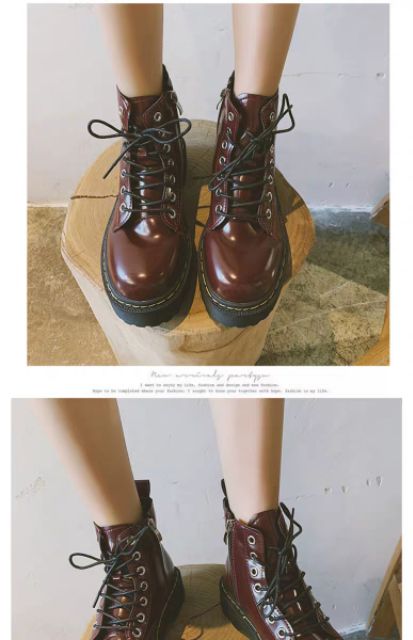 Boots cao cổ kèm khóa kéo tiện lợi,hàng lẻ sz