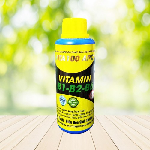 Phân bón Vitamin B1 - B2 - B6 kèm Điều hòa sinh trưởng phù hợp cho tất cả các loại cây (chai 100ml)