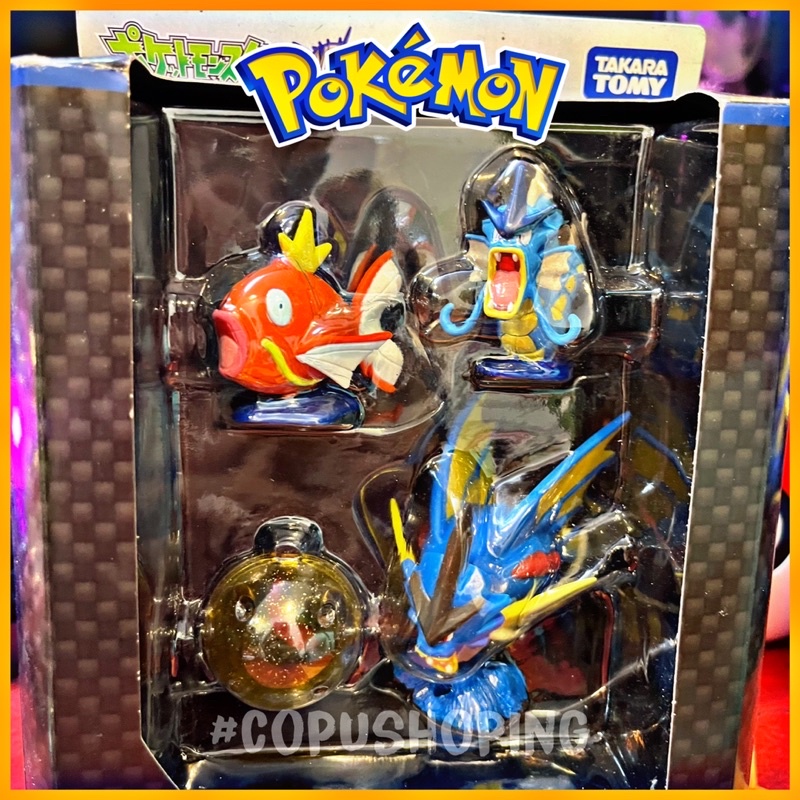 Bộ Mô hình pokémon Tiến hoá Mega Gyarados Magikarp Takara Tomy