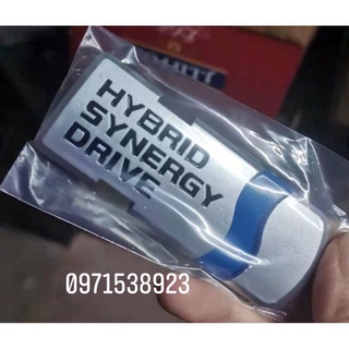 logo HYBRID dán thân xe hàng cao cấp