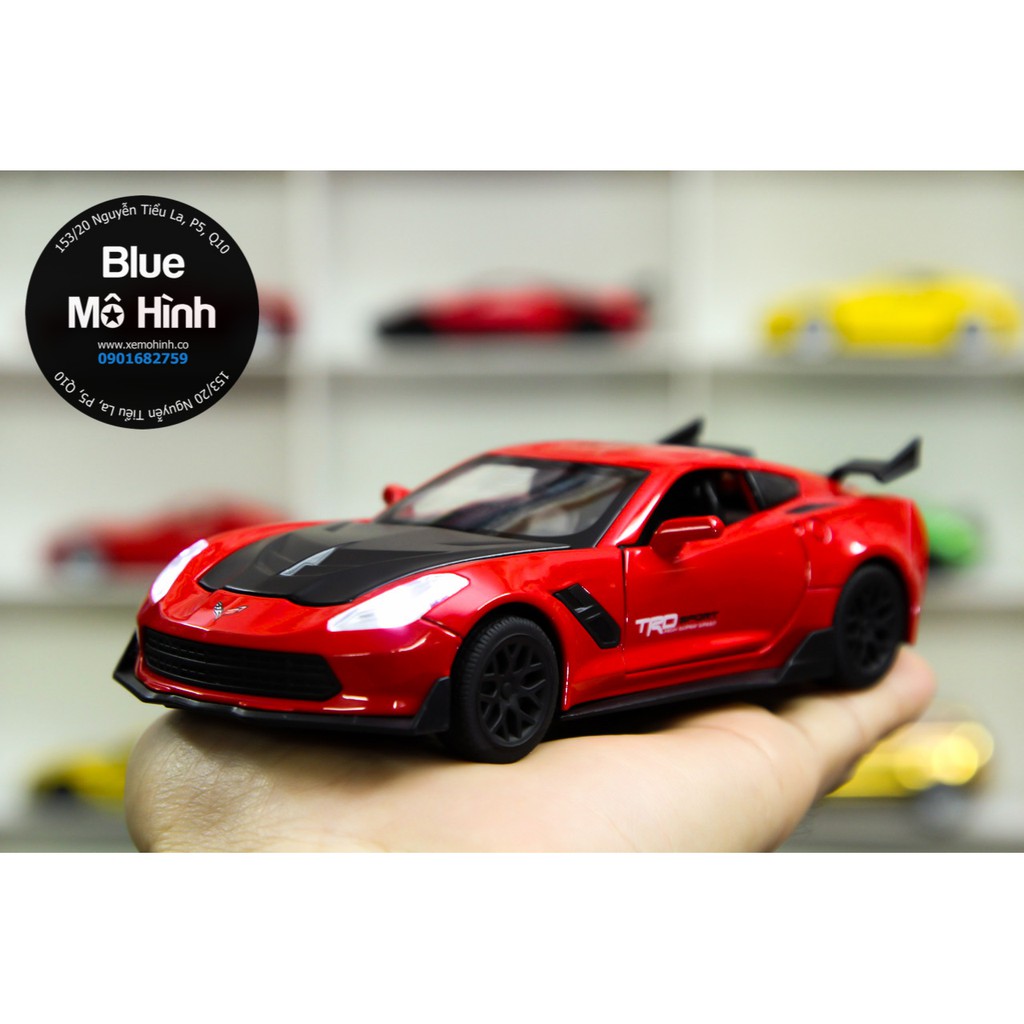 Blue mô hình | Xe mô hình Chevrolet Corvette 1:32