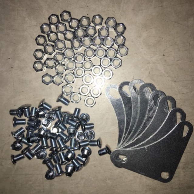 Combo ốc+ke góc (kệ 4 tầng) kệ sắt v lỗ đa năng | BigBuy360 - bigbuy360.vn