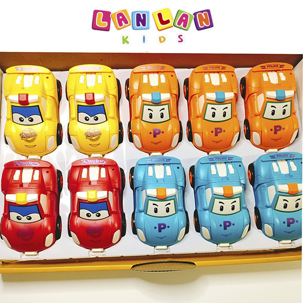 Đồ chơi xe ô tô biến hình Robot chạy đà thú vị dành cho bé